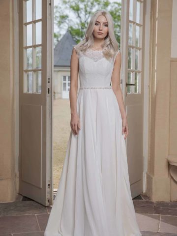 Brautkleid-Fashion-Queen-AnnAngelex-Standesamtkleid-Chiffonkleid-Hochzeitskleid-bei-VeRina-Brautmodenladen-in-Hille-B2053